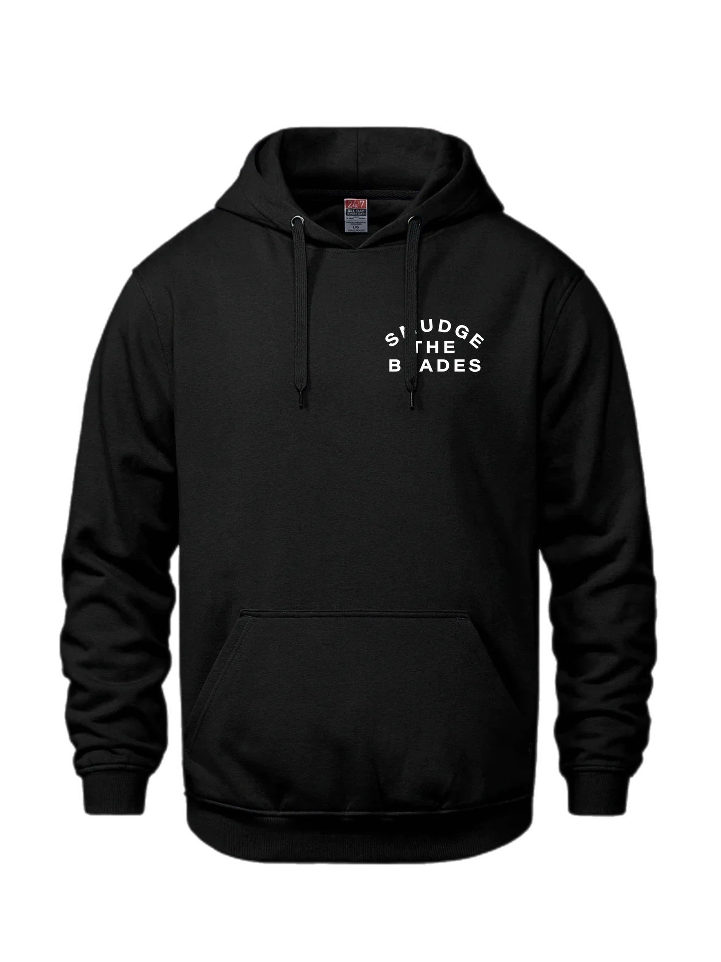 Smudge The Blades Eagle Hoodie-Black