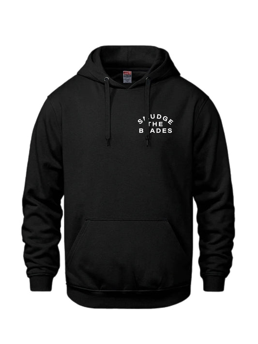 Smudge The Blades Eagle Hoodie-Black