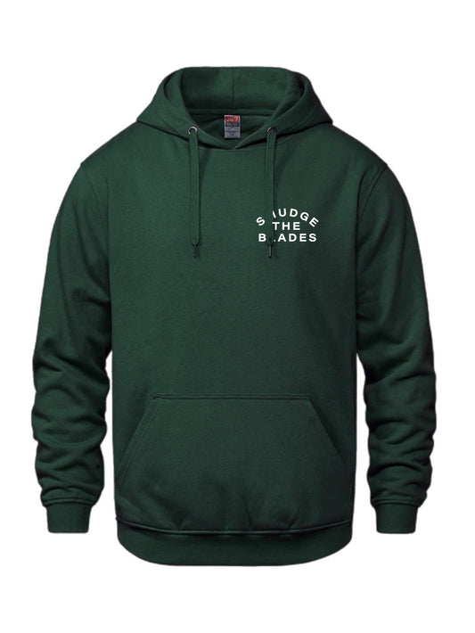 Smudge The Blades Skates Hoodie-Green