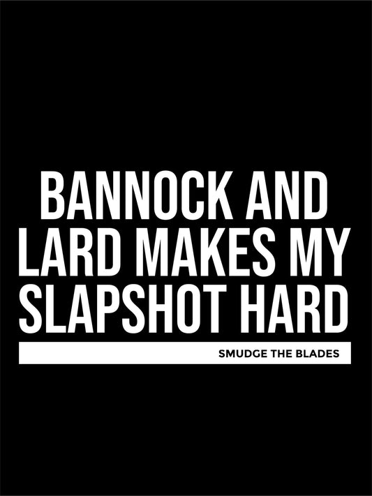 Bannock and Lard Tshirt- Black