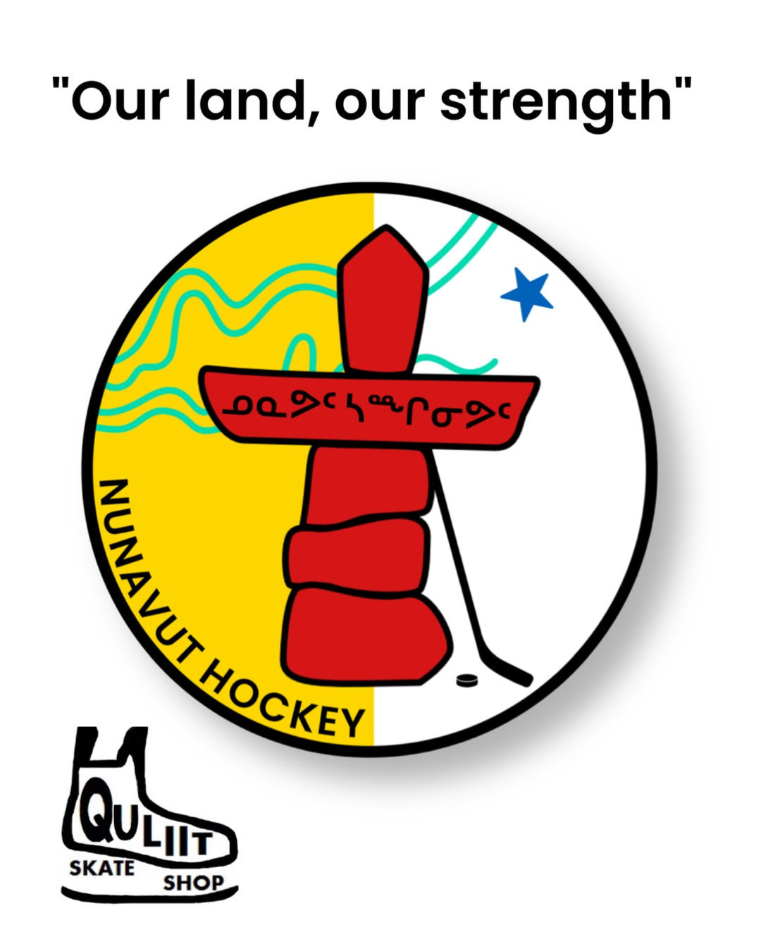 Nunavut Hockey - Charcoal Grey