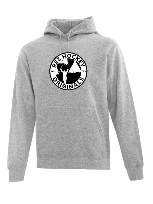 Rez Hockey Originals Hoodie-Sport Grey