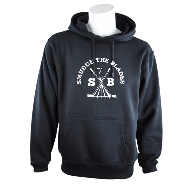 STB Large Logo Hoodie- Black
