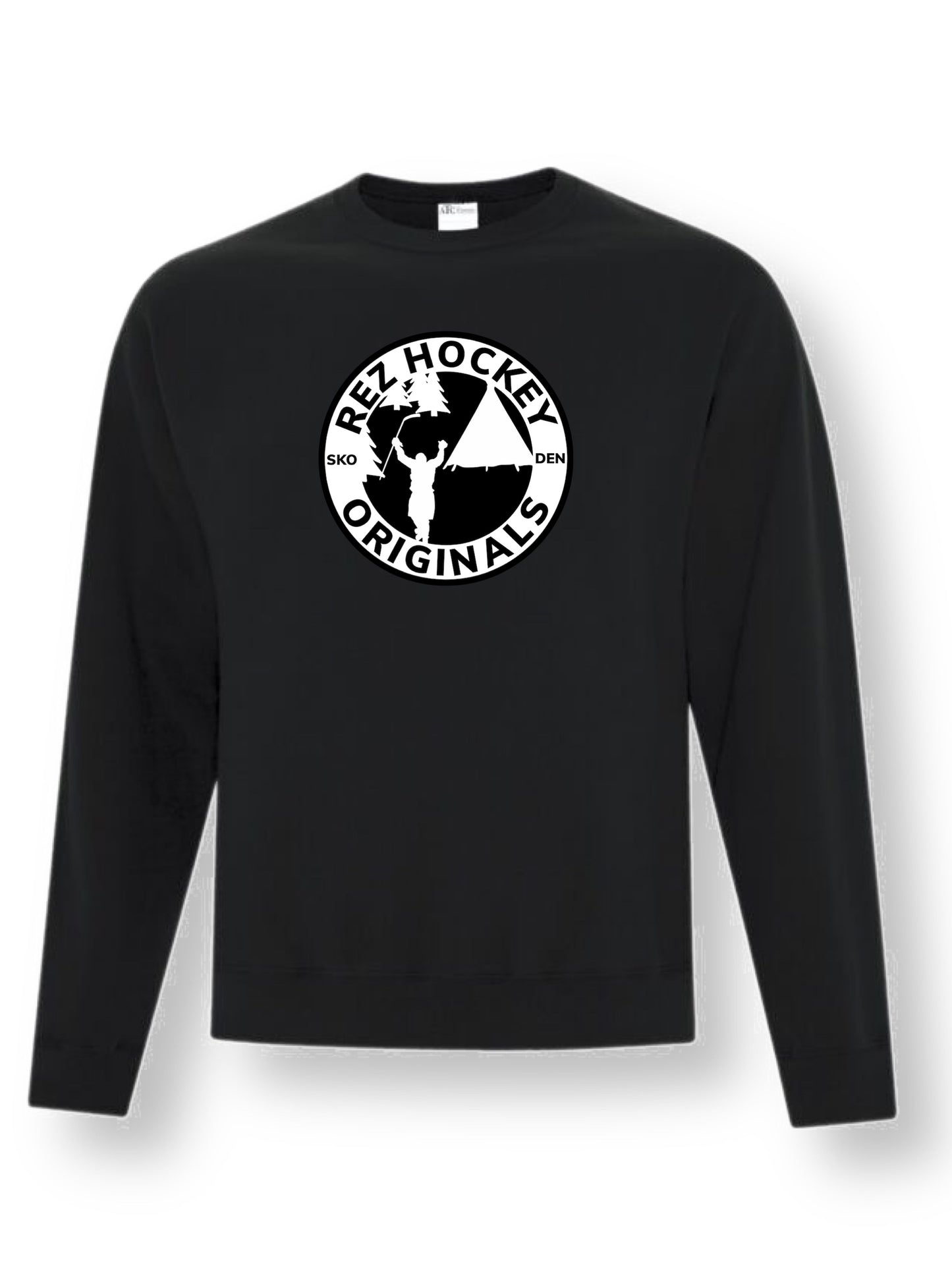 Rez hockey Originals Crewneck- Black