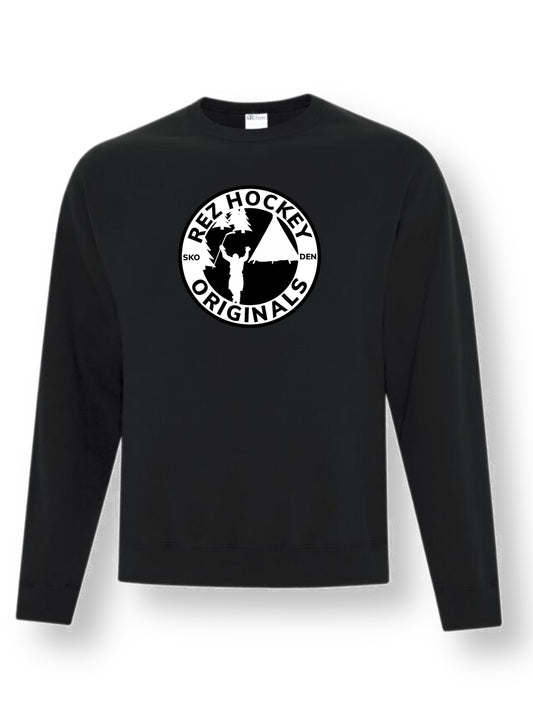 Rez hockey Originals Crewneck- Black