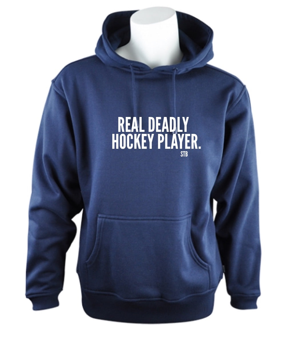Real Deadly Hockey Player- Navy