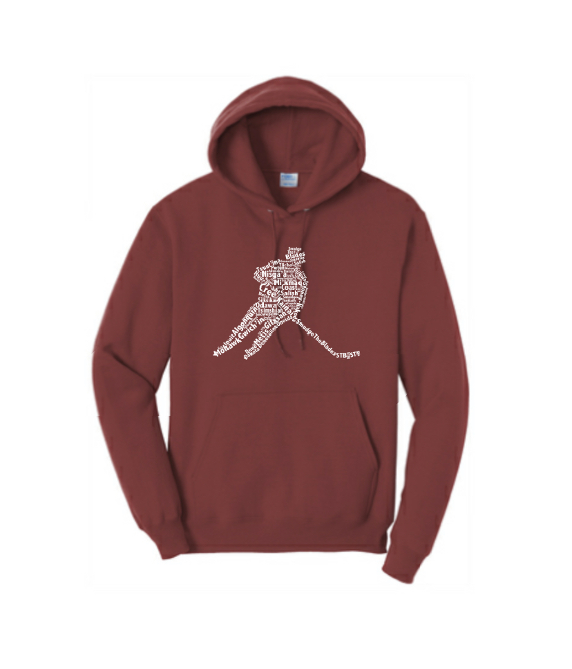 Gathering of Nations Hoodie- Burgundy