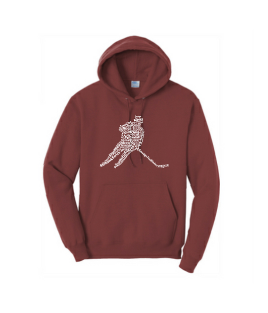 Gathering of Nations Hoodie- Burgundy