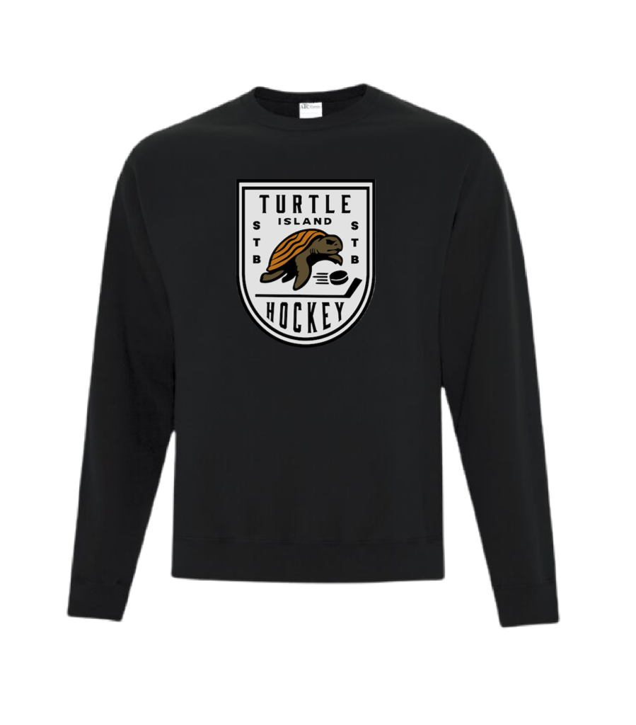 Turtle Island Hockey Crewneck- Black