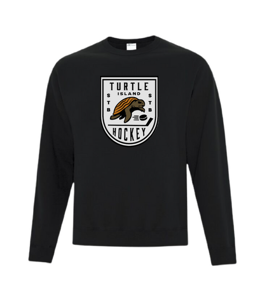 Turtle Island Hockey Crewneck- Black
