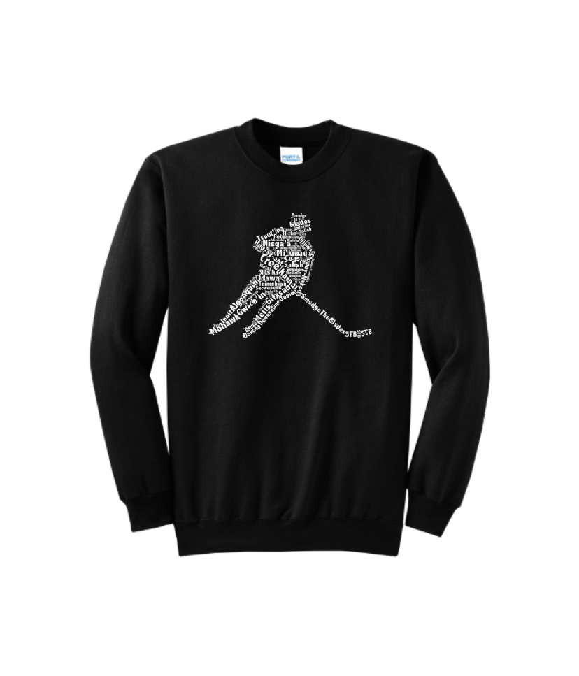 Gathering of Nations Crewneck- Black