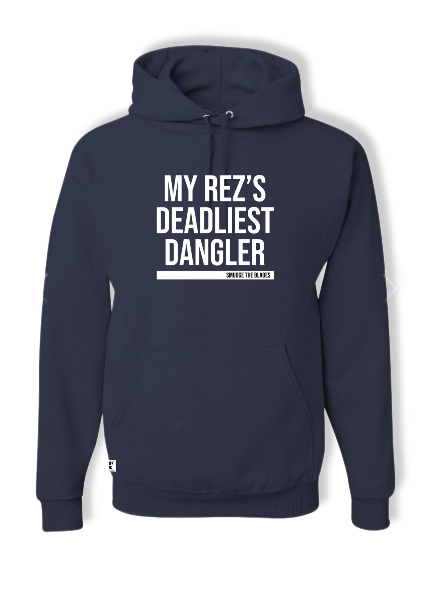 My Rez’s deadliest dangler - Hoodie Navy