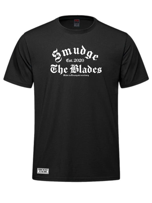 Smudge The Blades Est.2020 T-Shirt ( Black )