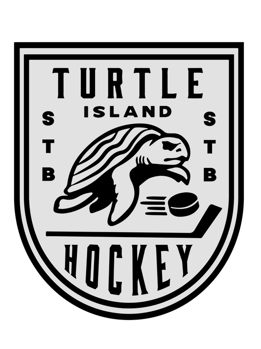 Turtle Island Hockey Hoodie- Stone