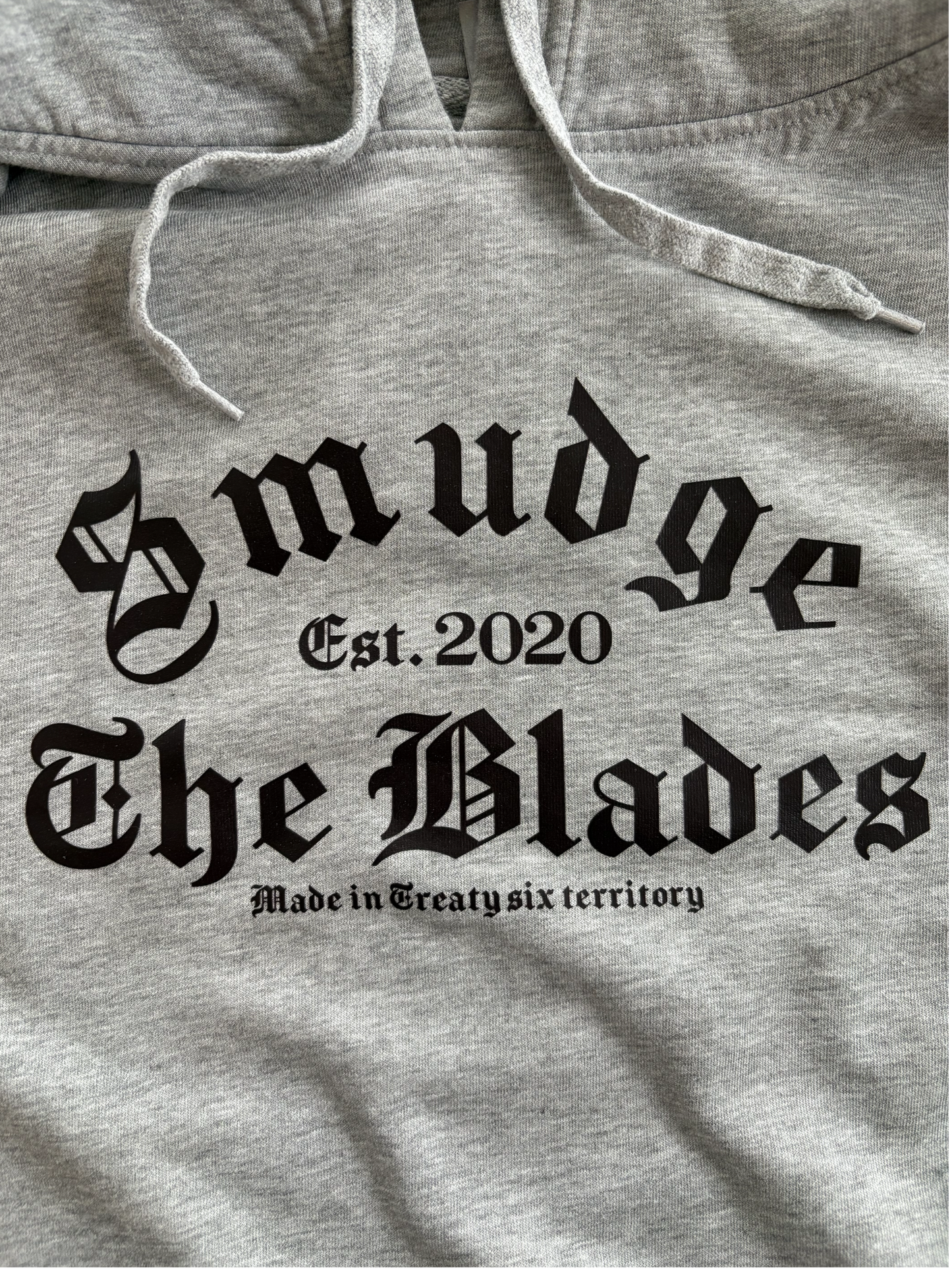 Smudge The Blades Est.2020- Hoodie Grey