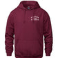 Smudge The Blades Eagle Hoodie-Burgundy