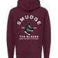 Smudge The Blades Skates Hoodie-Burgundy