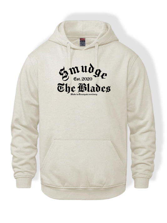 Smudge The Blades Est.2020- Hoodie Ivory