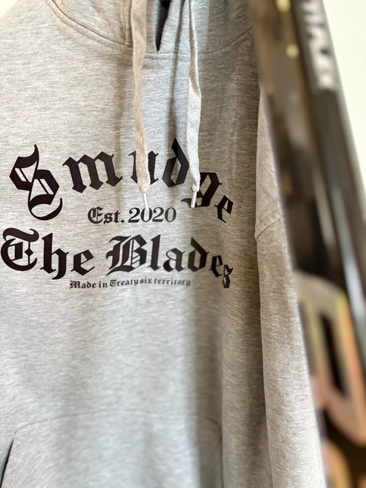 Smudge The Blades Est.2020- Hoodie Grey