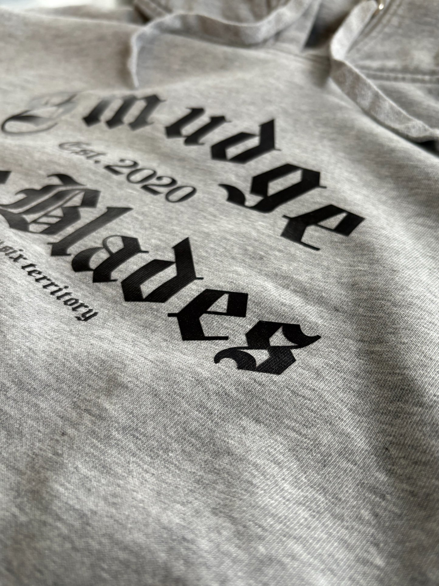 Smudge The Blades Est.2020- Hoodie Grey