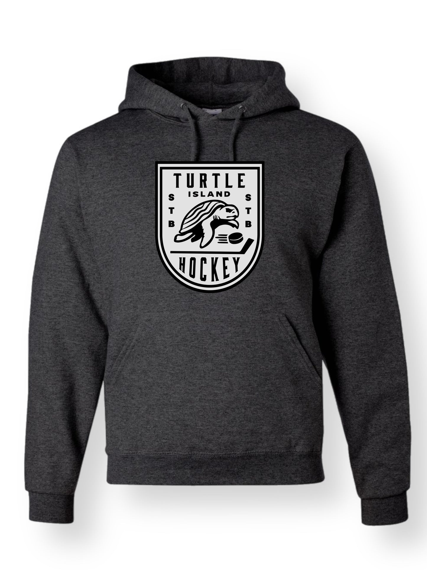 Turtle Island Hockey Hoodie- Dark Grey
