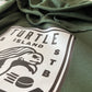 Turtle Island Hockey Hoodie- Green ( White logo )