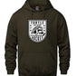 Turtle Island Hockey Hoodie- Brown (white logo)