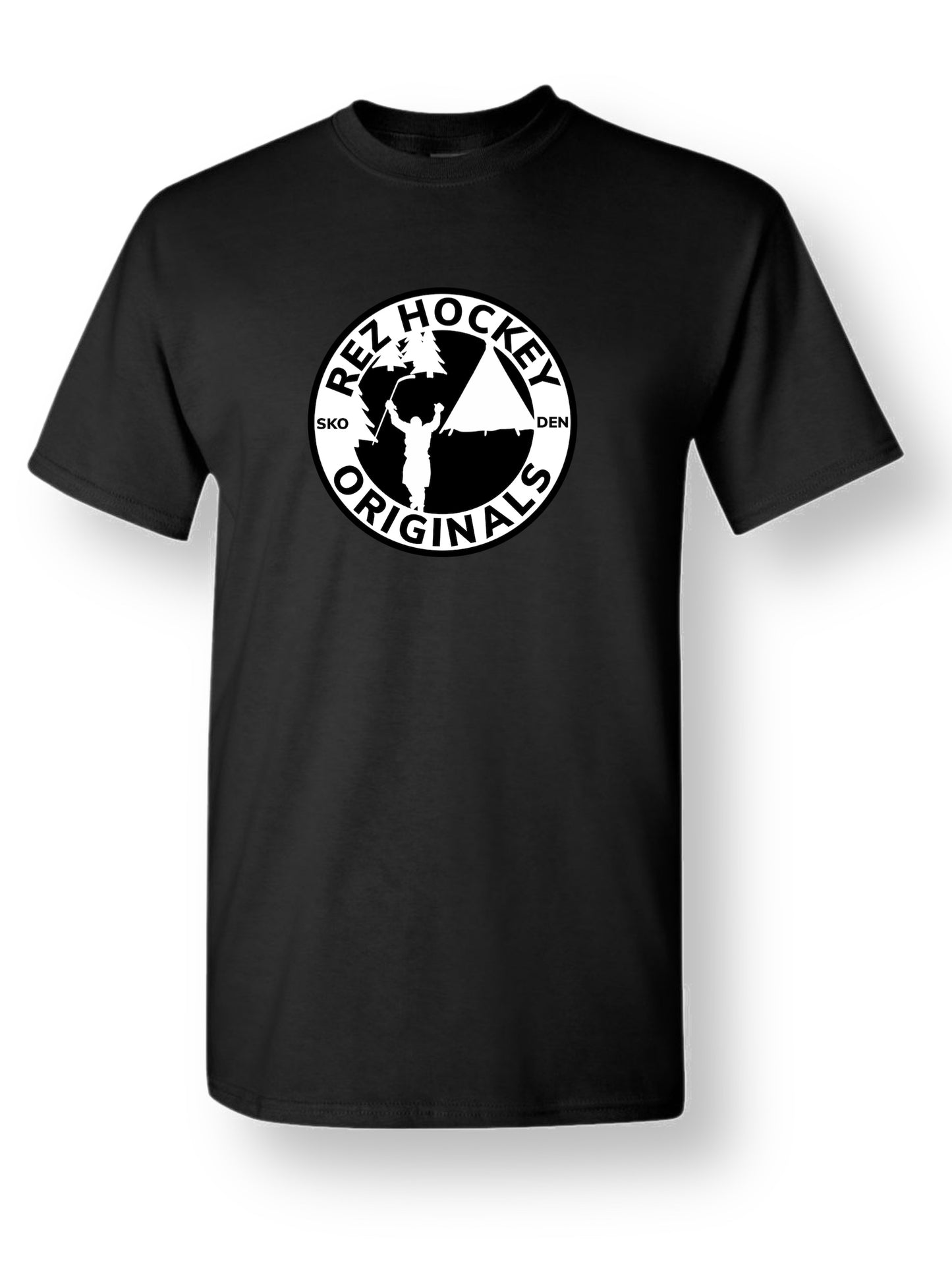 Rez Hockey Originals Tshirt- Black