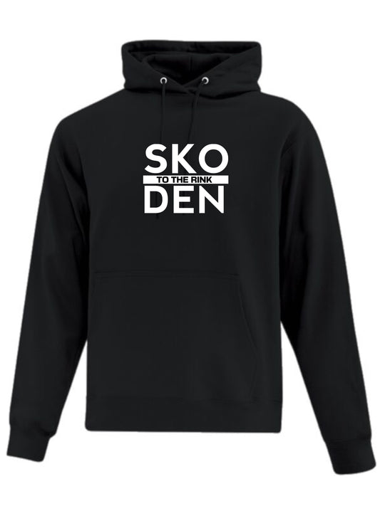 SKO to the rink DEN Hoodie-Black