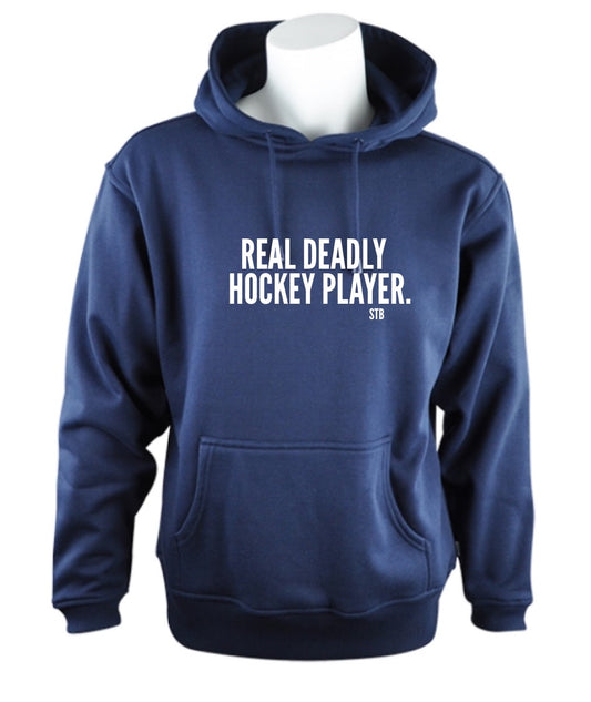 Real Deadly Hockey Player- Navy