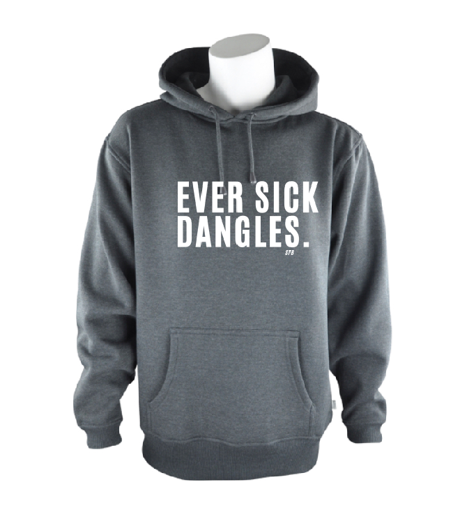 Ever Sick Dangles Hoodie- Dark Grey