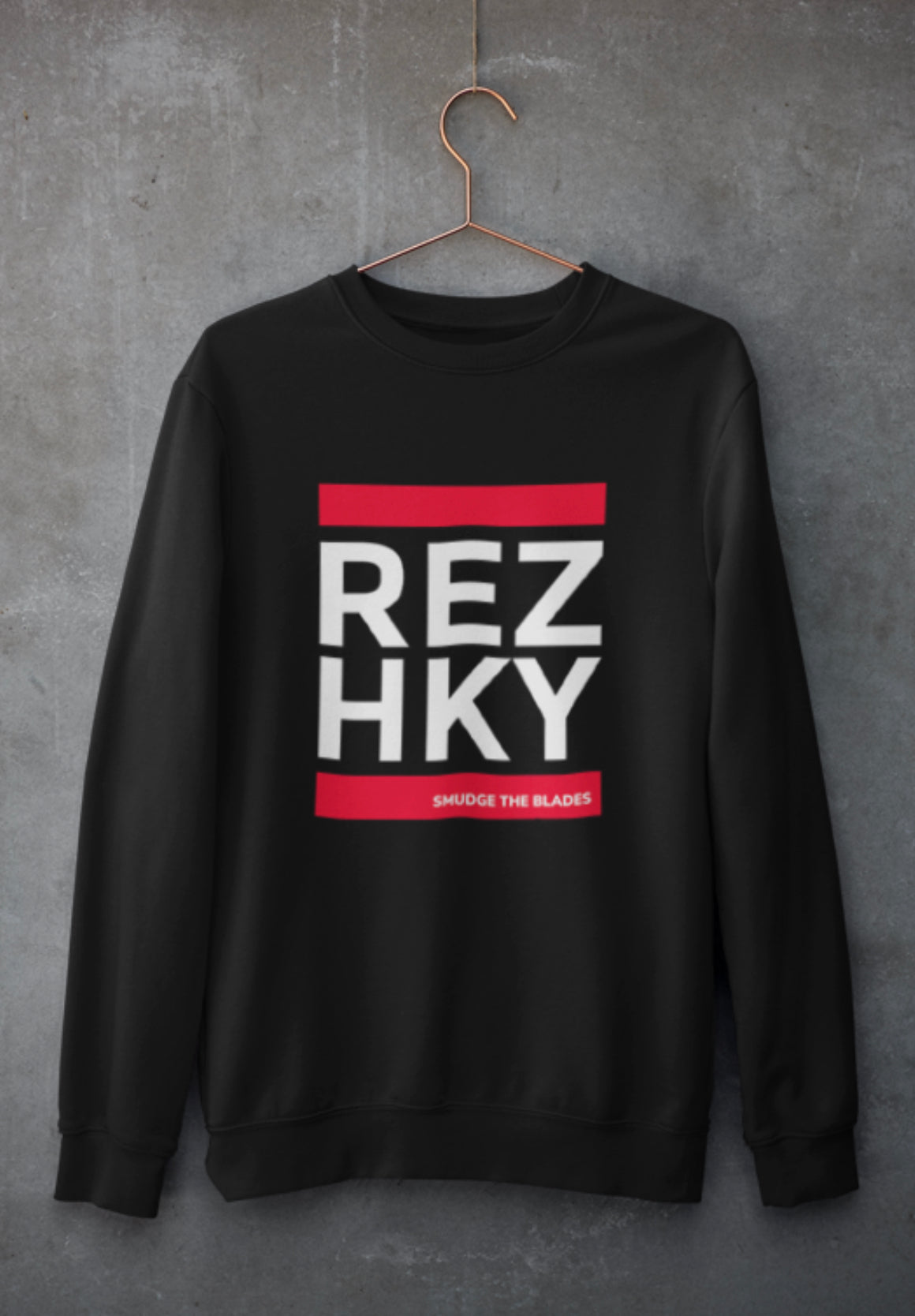 REZ HKY Crewneck- Black