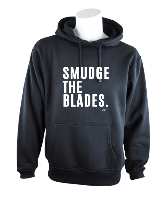Smudge The Blades Hoodie- YOUTH Black