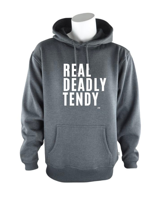 Real Deadly Tendy Hoodie- Dark Grey