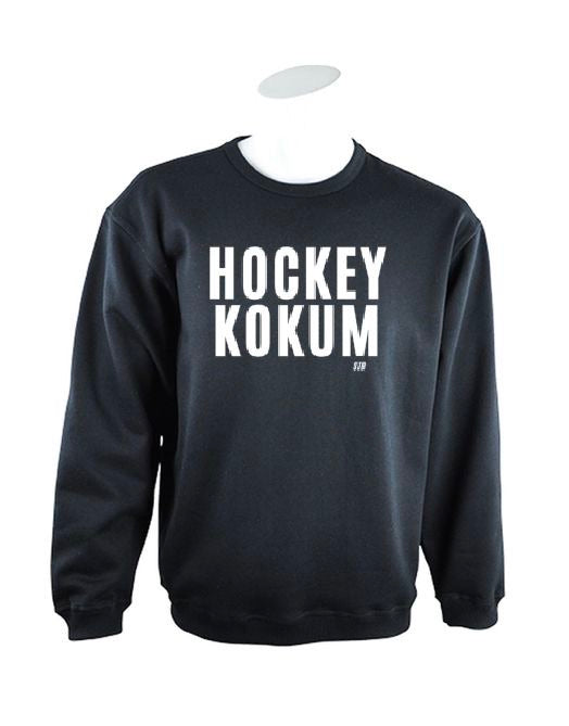 Hockey Kokum Crewneck- Black